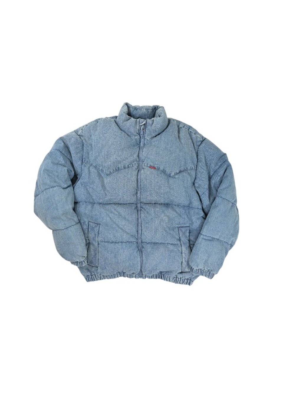 Levi's Super Puffer Jacket in Medium Wash